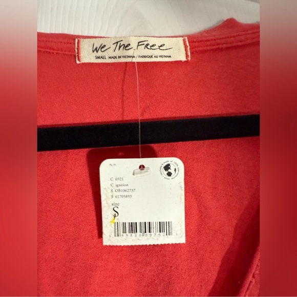 We The Free NWT Dreamy Tank in Ignition size Small ❤️🩷 - Picture 6 of 6